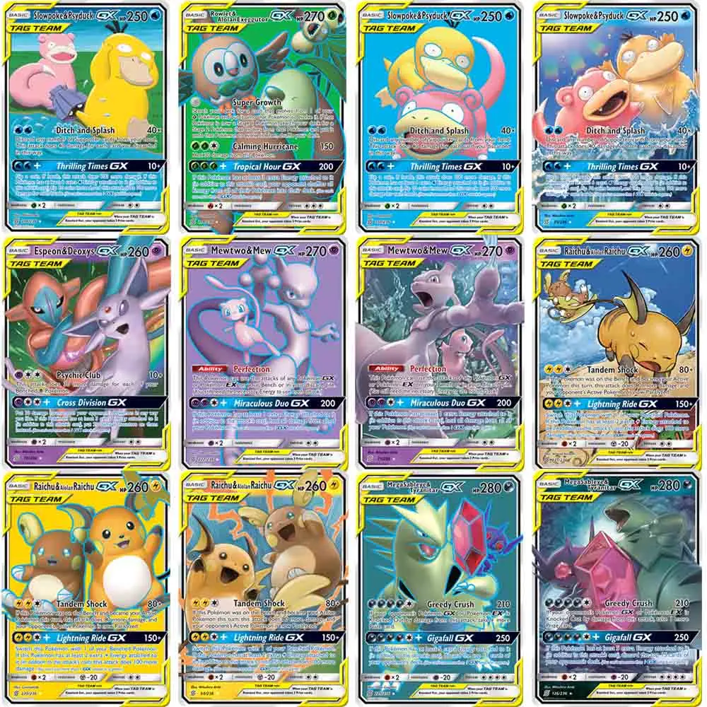 TAKARA TOMY-cartas brillantes VMAX MEGA GX EX para ni&ntilde;os, juego de intercambio en ingl&eacute;s, colecci&oacute;n de batalla, Booster, 60 uds.-1