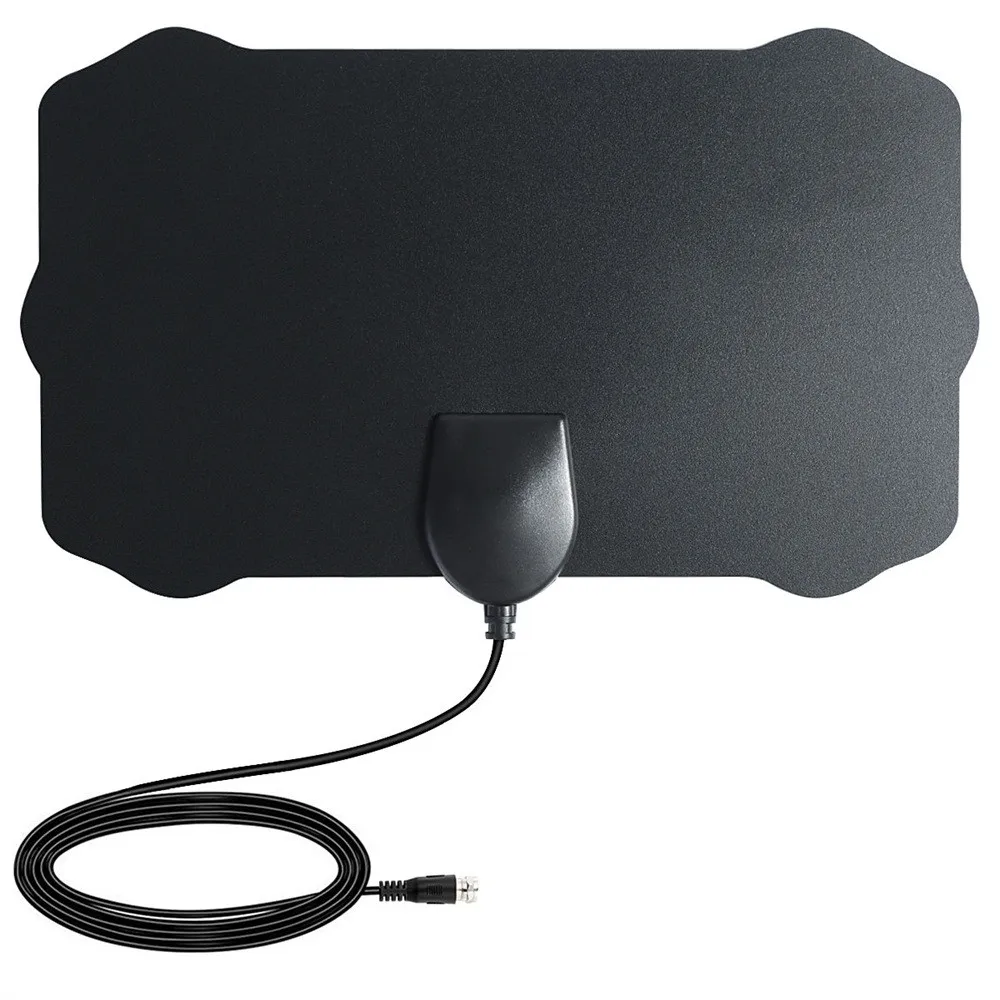 CARPRIE 4K 25DB с высоким коэффициентом усиления HD ТВ-блок DTV цифровая ТВ-антенна EU Plug 50 Miles усилитель активная Внутренняя антенна HD плоский дизайн