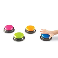 voice recording sound button for kids interactive toy phonograph answer buzzers cats dogs talking buttons party noise makers
