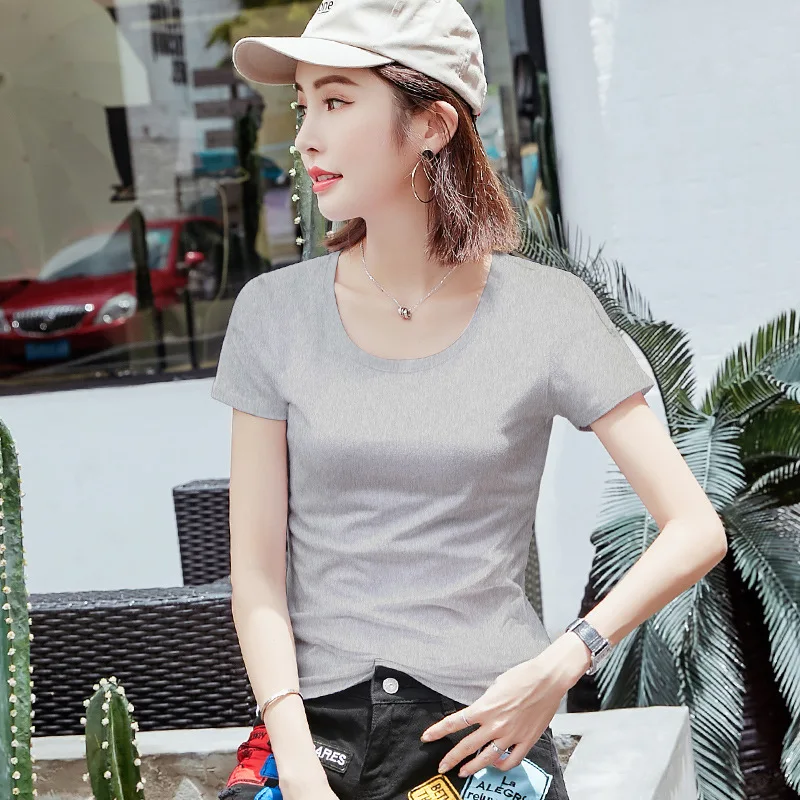

Women new summer Mouse Jerry Clothes Casual O-neck Short Sleeve Shirt Harajuku T-shirt Black