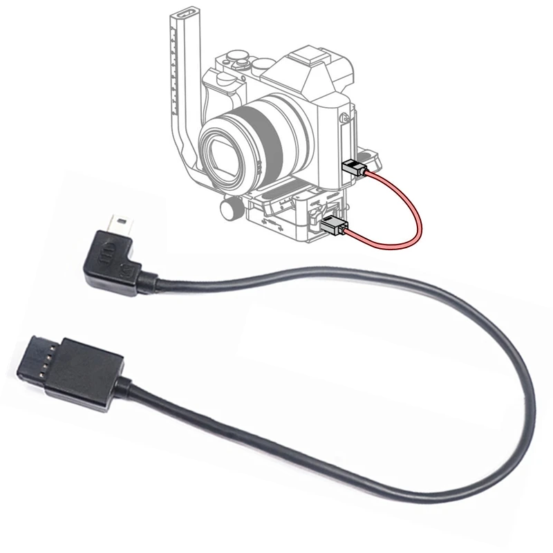 Cable de Control multicámara MCC a Mini USB ronin-s para DJI Ronin S y Canon 5D Mark III / 6D II / 80D 77D 800D como mcc-mini