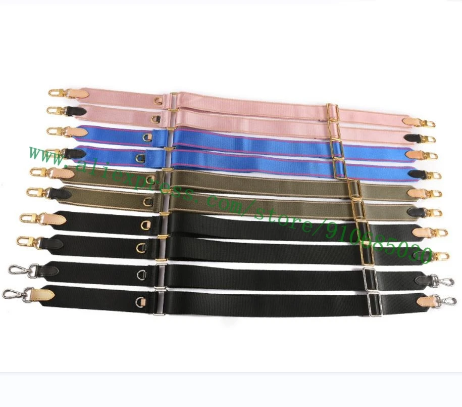 Top Quality Adjustable Smooth Fabric Bag Strap For MULTI POCHETTE Lady Handbag Women Bumbag Belt 8 Colors Option