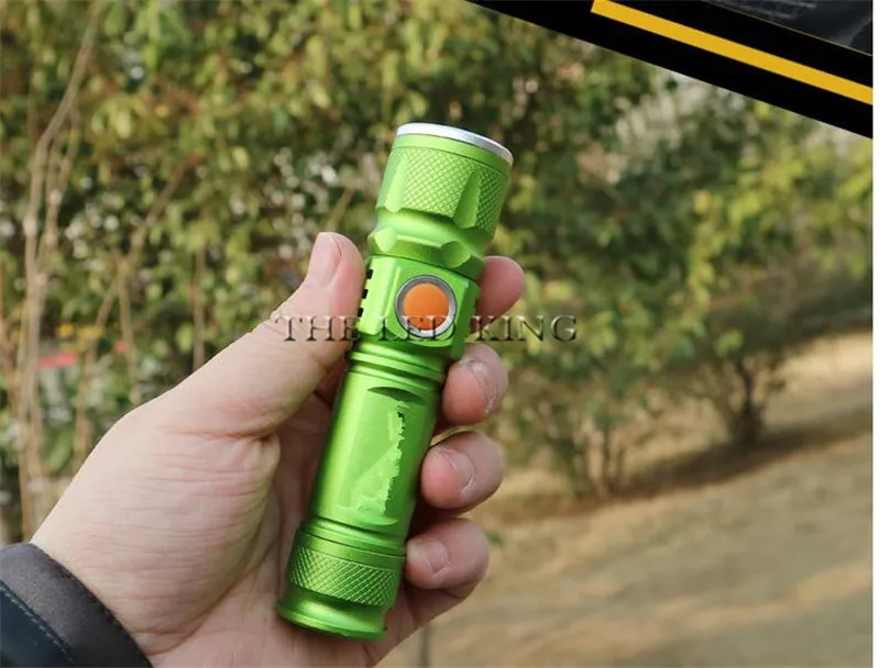 USB светодиодный фонарик перезаряжаемый светодиодный фонарик Фонарь T6 аккумулятор высокой мощности тактический фонарик для велосипеда