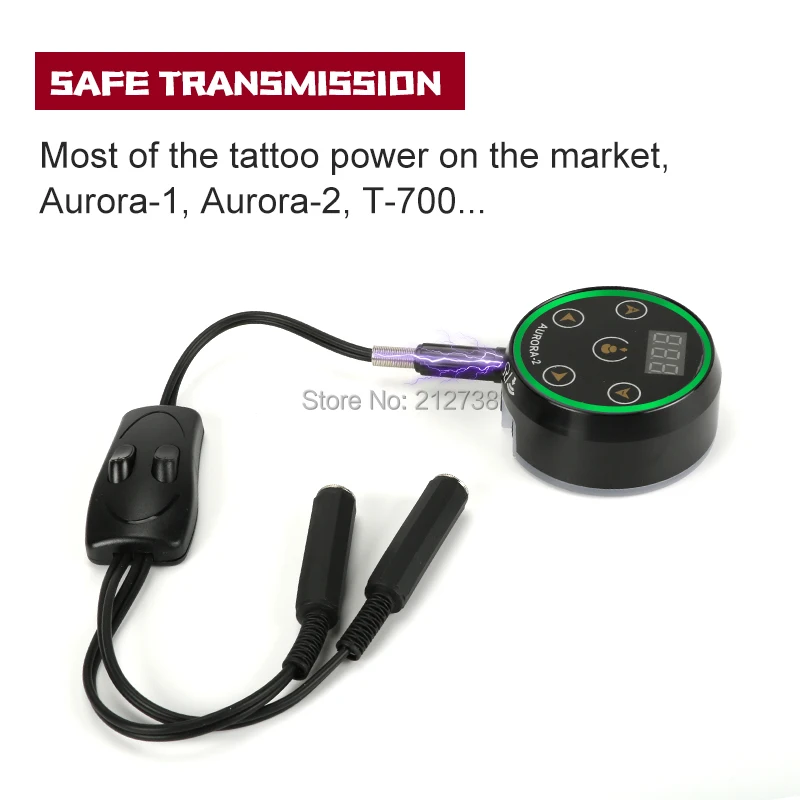 Оригинальный шнур для тату-зажима с двойным интерфейсом высококачественный