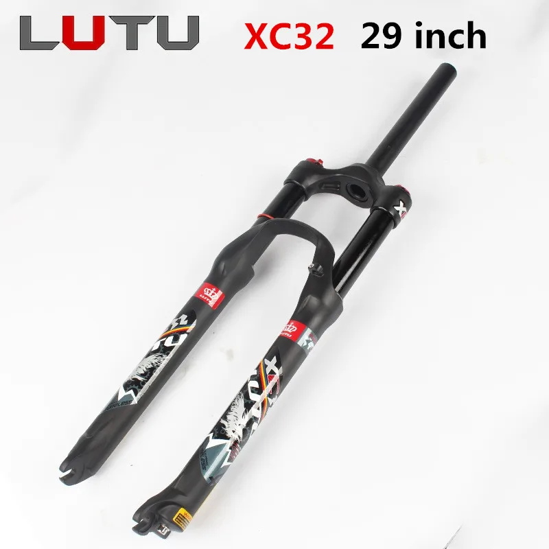 LUTU XC32 MTB велосипедная газовая вилка 26/27.5/29 дюймов Магниевый сплав 28 6 мм Дисковая