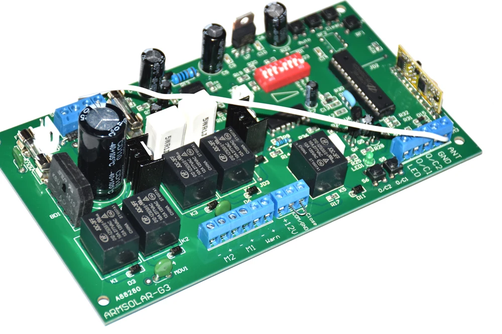 12v electronic card motherboard circuit board for dual wing automatic swing gate opener motor 12vdc free global shipping