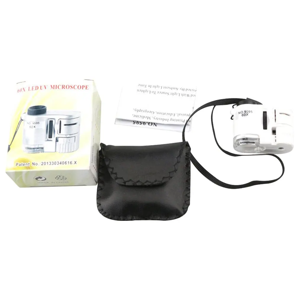 Светодиодный светильник фиолетовый 60x микроскоп 60X цифровой USB камеры Упростите