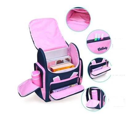 Детский Школьный рюкзак для девочек, школьные ранцы для учеников, ортопедический брендовый школьный детский рюкзак на плечо
