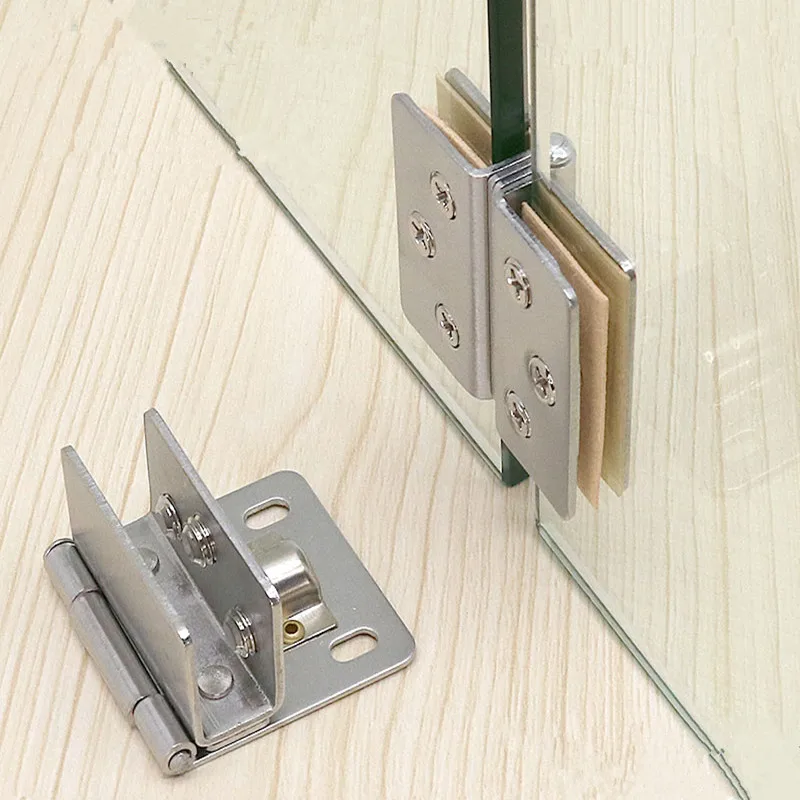 2 шт из нержавеющей стали стеклянные петли для стеклянных дверей зажим винного