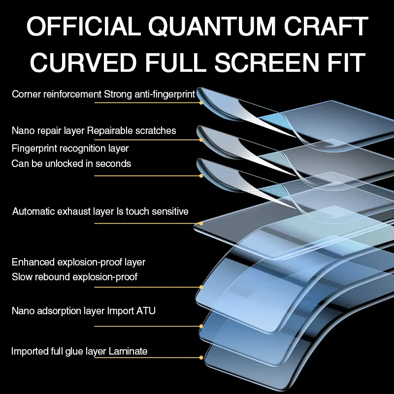 Hydrogel Film on the Screen Protector For OnePLus 8 Pro 9 9R 7 6 5 Screen Protector For OnePLus 7T 6T 5T 8T Nord Protective Film