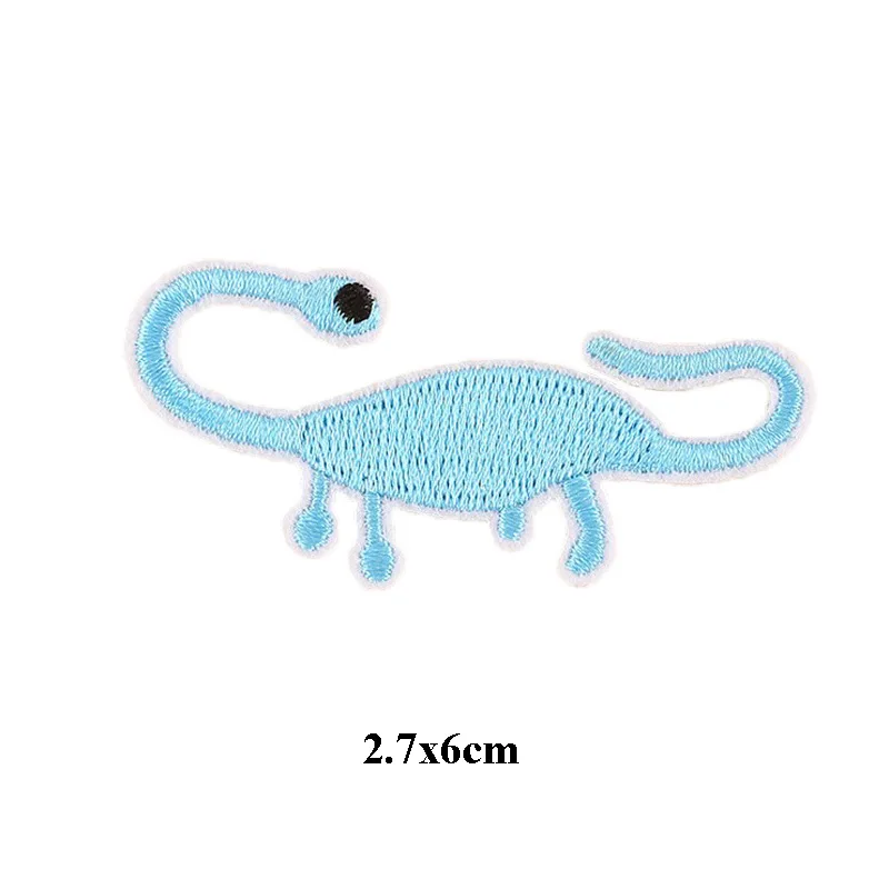 Животные Вышитые нашивки в виде динозавра с помощью утюга рисунками зверей из