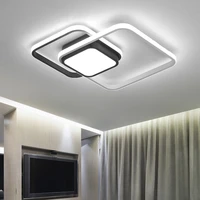 acrylic surface mounted ceiling light with remote control led ceiling lamp living room luminaries modern simple rectangle luces