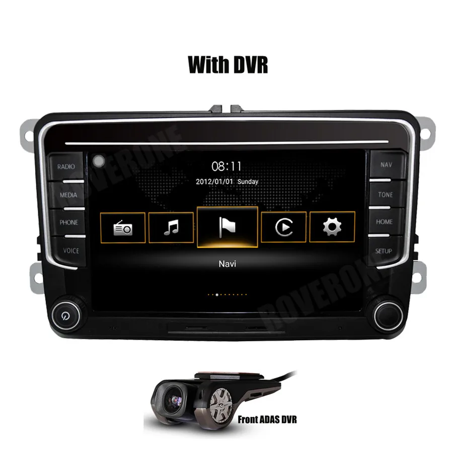 RNS510 RNS 510 RCD510 RCD 510 RCD310 RNS510 для Фольксваген MIB 4 развлекательная система автомобильный мультимедийный плеер - Цвет: Radio DVR