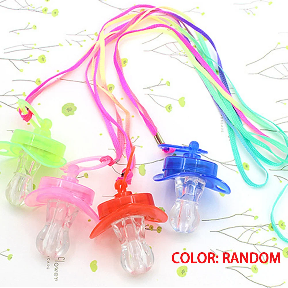 Красочный светильник вечерние соски веселая игрушка соска светящаяся палочка