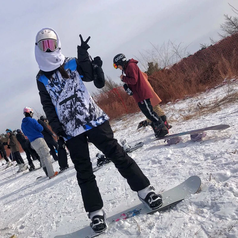 Женский водонепроницаемый комбинезон лыжный костюм для катания на лыжах и