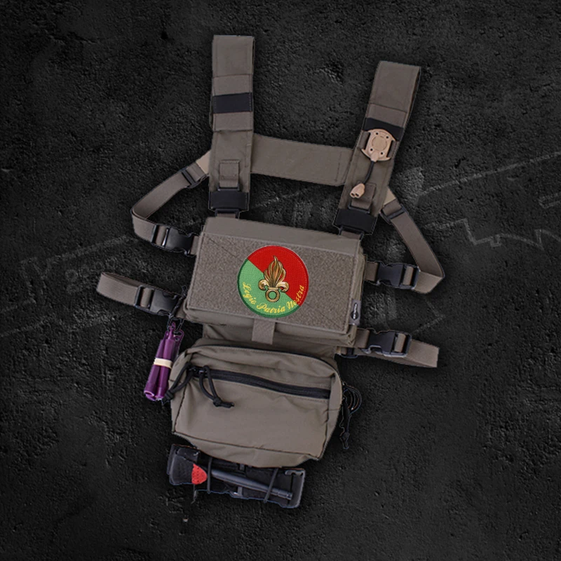 Французские зарубежные легионы нашивки с вышивкой военная верность