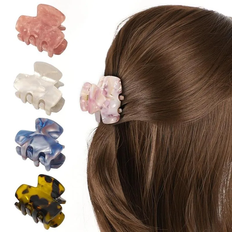 

1pc New Claw Clip Hair Barrettes Acrylic Simple Ponytail Crab Colorful Hairclip For Women Hairpin Hair Ornament Hair Accessories
