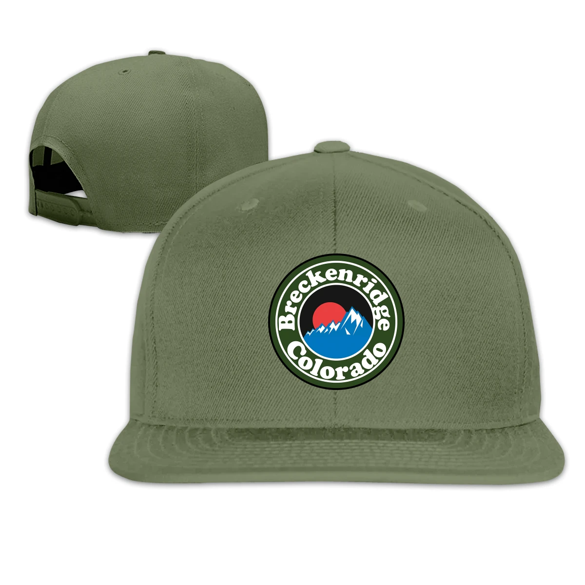 

Skiing Breckenridge Colorado men's womans Fashionable breathable Trucker Hat
