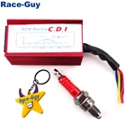 Гоночный 5 контактный AC CDI Box + A7TC свеча зажигания для 50cc 110cc 125cc 140cc 150cc 160cc XR50 CRF50 велосипедный мотоцикл 50cc