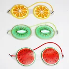 Ледяные очки в форме фруктов, удаление темных кругов, снятие усталости глаз, гелевые маски для глаз, маска для сна, фруктовая форма, ледяная маска, патчи для глаз