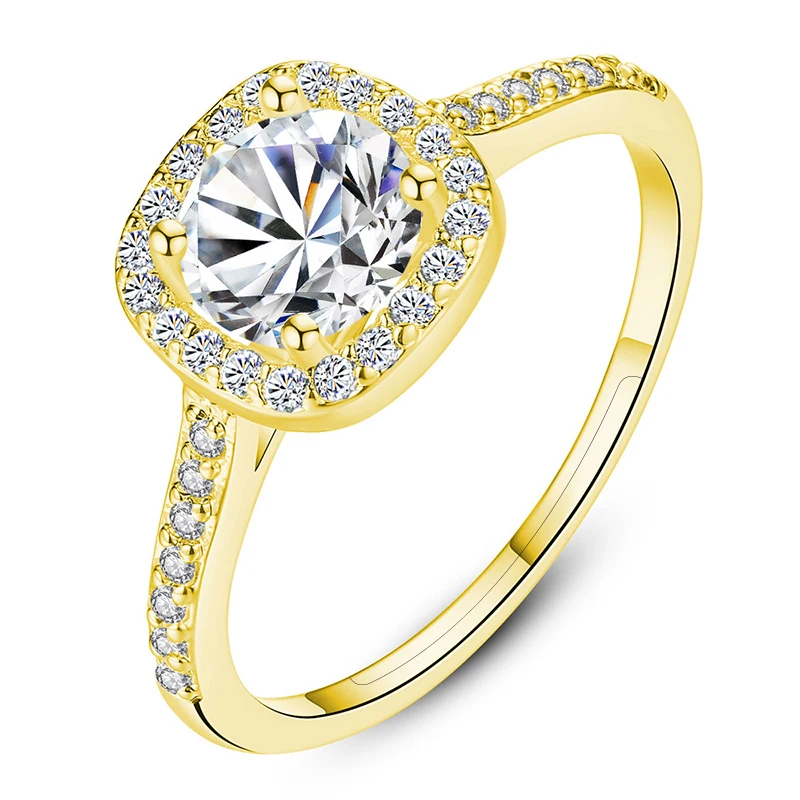 Женские офисные кольца с изменяемым размером золотистые и Серебристые