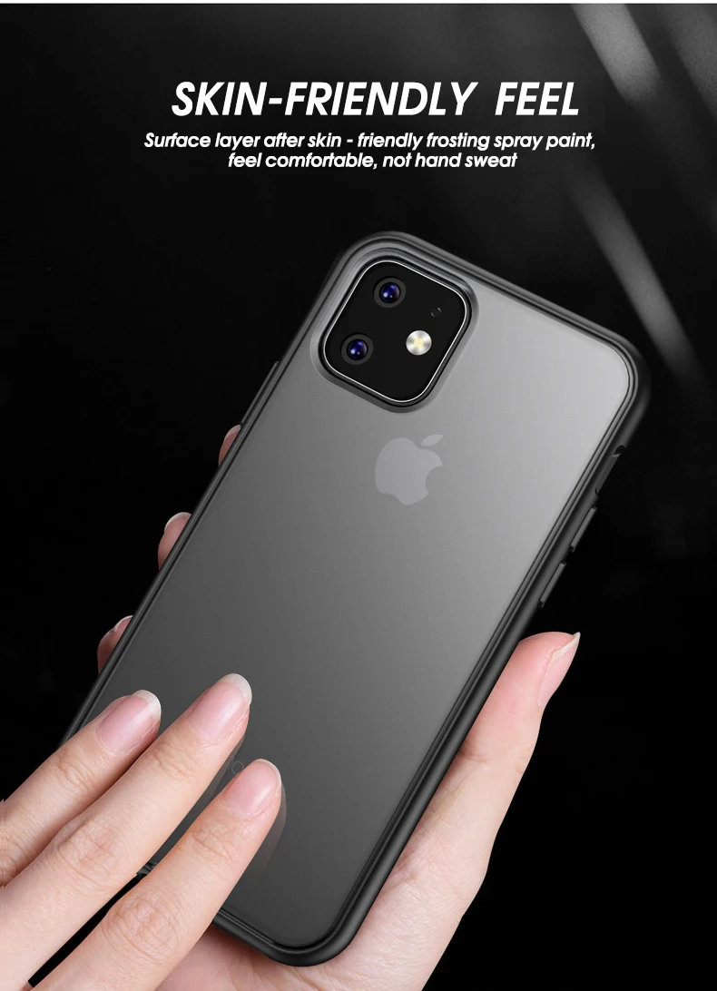 Для iPhone 11 чехол Magic Shadow IPAKY 11 Pro Чехол Цветные кнопки Мягкий Бампер ПК Гибридный противоударный Для iPhone 11 Pro Max чехол