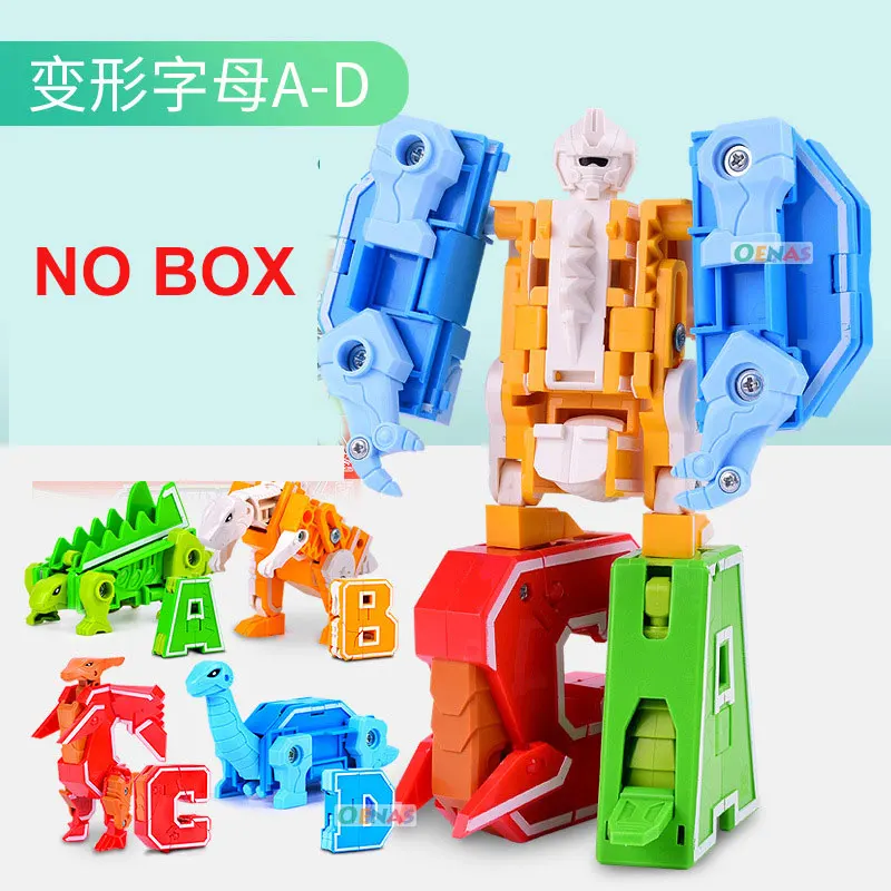 ABCD NO BOX 15 в 1 развивающие сборные строительные блоки GUDI фигурка Трансформация Роботы количество Деформация игрушки для детей - Цвет: ABCD NO BOX