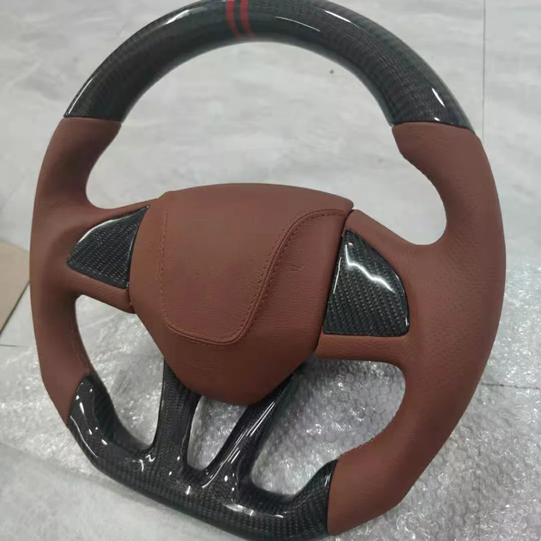 

Рулевое колесо из углеродного волокна, подходит для Honda Fit 2014-2021