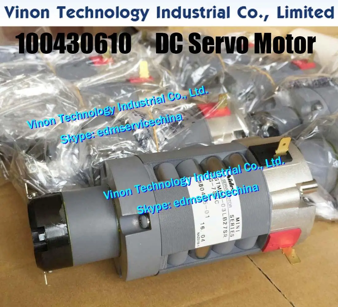 

Nidec DC Servo Motor UGTMEM-03LB27SR TG-7SVC 22.5V/4.5A with Carbon Brushes Set Charmilles 100430610,100.430.610 for Robofil 240