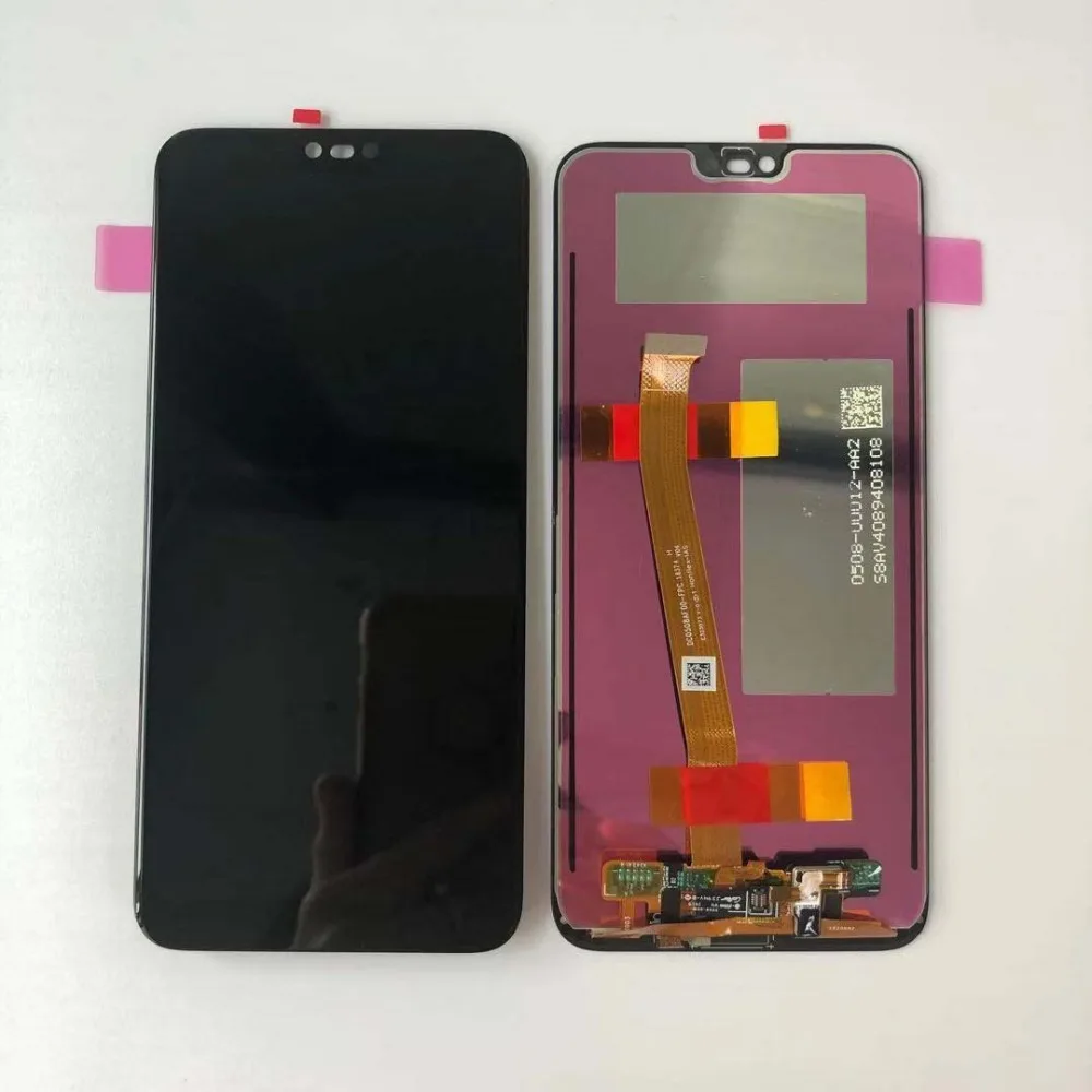 Протестированный для 5,84 'huawei Honor 10 COL-L29 ЖК-дисплей+ кодирующий преобразователь сенсорного экрана в сборе Замена+ отпечаток пальца