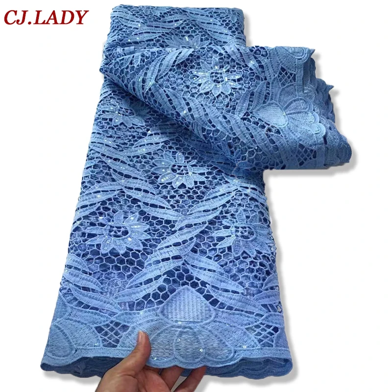 

2021 Latest African Handcut Cotton Lace Fabric Swiss Voile Lace High Quality Nigerian Voile Lace In Switzerland for Wedding A04