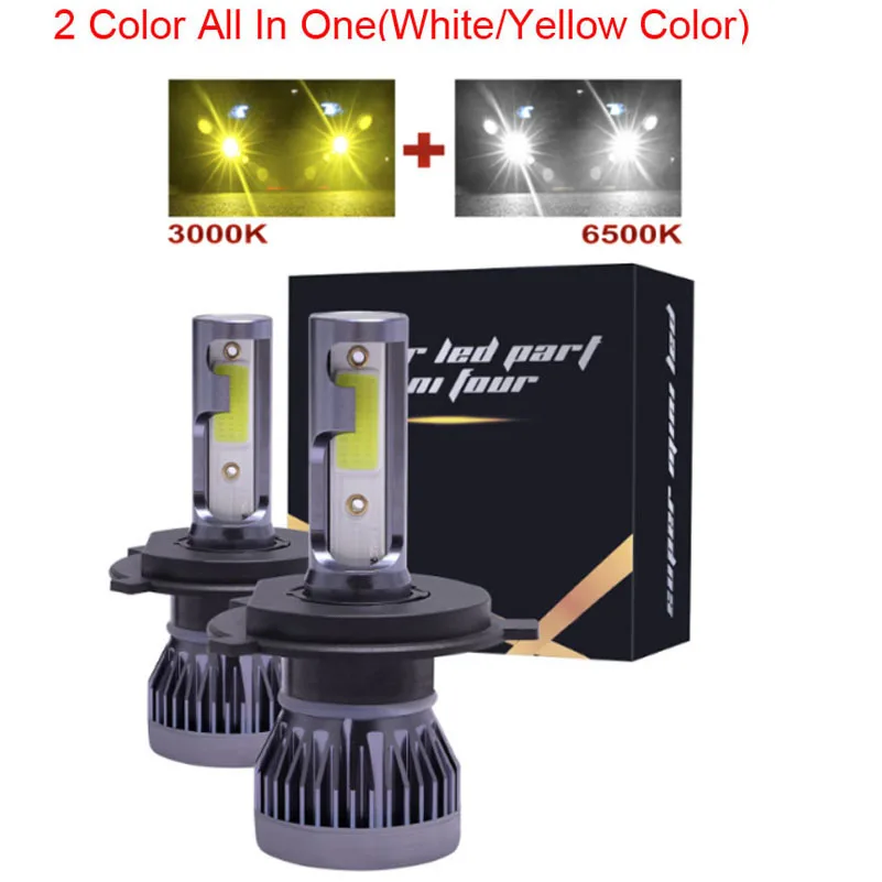 

Автомобильная фара, 2 шт., мини-лампа H7, светодиодсветодиодный лампы H1 светодиодный H8 H11, комплект фар 9005 HB3 9006 HB4 6000k, противотумансветильник ф...