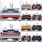 В виде геометрических фигур в полоску диван Ipad Mini 1234 местный полного окружения эластичный диван протектор диване крышка чехол для Гостиная диванных чехлов