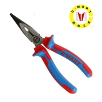 6 inch point nosed pliers 8 inch high carbon steel long sharp plier nipper pincer tongs pinchers b0153 crimpring tools