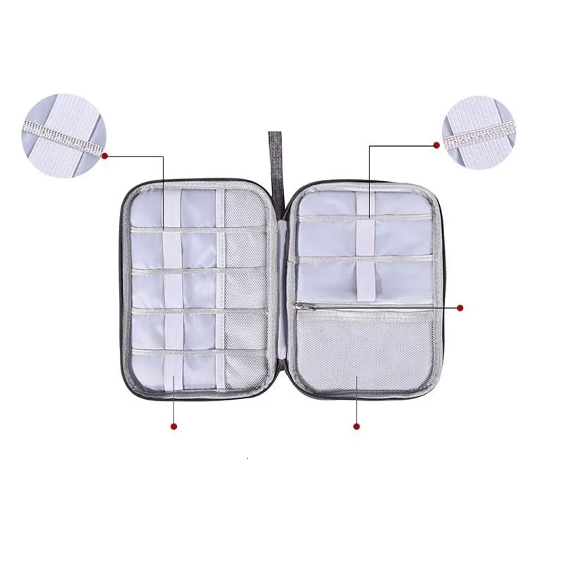 Цифровая сумка для хранения мобильных телефонов аксессуары зарядное устройство