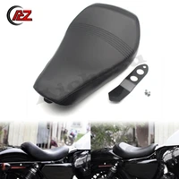 acz motorcycle leather solo seat front driver cushion seat pad for harley sportster xl48 1200x 72 1200v 2016 2018 2019 2020