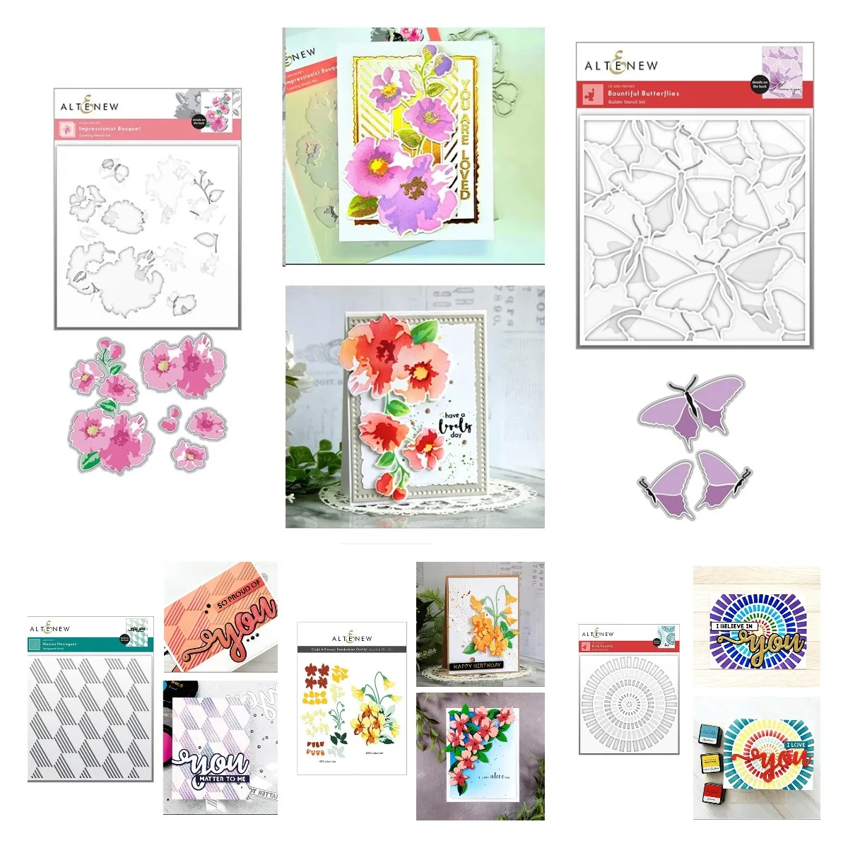 

New Arrival 2021 Butterfly Flower Stamps And Metal Cutting Dies Scrapbook Diary Decoration Stencil Embossing Template Diy Decor
