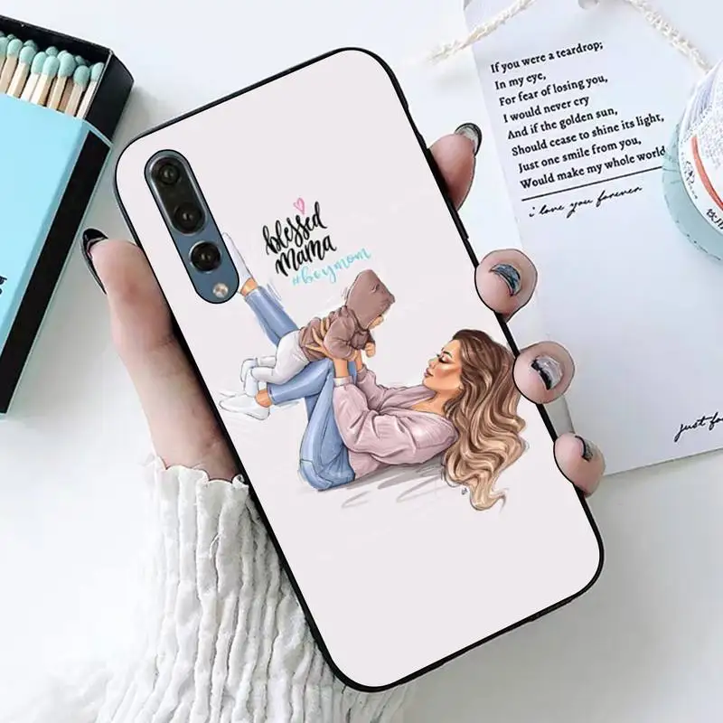 Чехол для телефона TOPLBPCS мамы дочки сына папы huawei P8 P9 p10 p20 P30 P40 pro lite psmart 2019 |
