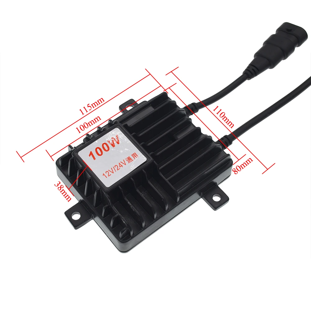 2021 100W ксеноновых фар Высокопрочная конструкция лампа фары комплект H1 H3 H7 H11 HB3 HB4 D2H