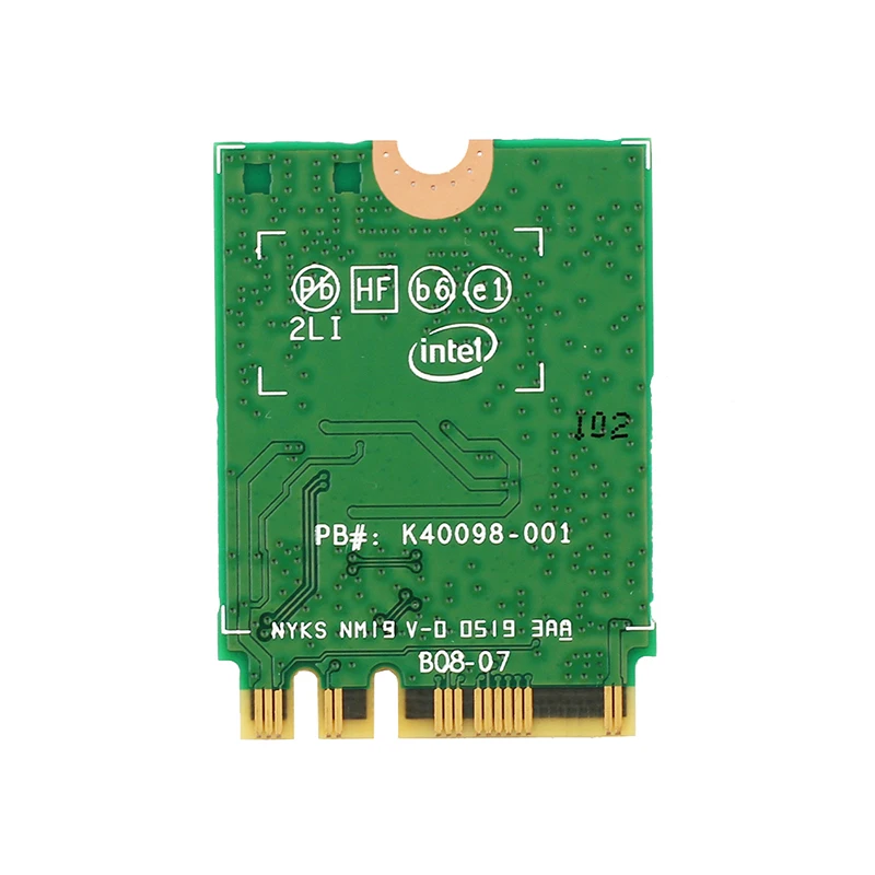 Двухдиапазонный беспроводной AX200NGW 2,4 Гбит/с 802.11ax беспроводной Intel Wi-Fi 6 AX200 M.2 NGFF Wi-Fi Wlan карта Bluetooth 5,0 для Windows 10