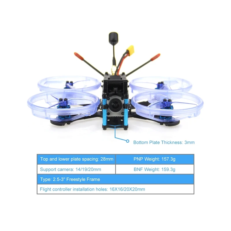 HGLRC Sector 132 HD FPV Racing Drone Caddx Vista with receiver BNF version | Игрушки и хобби