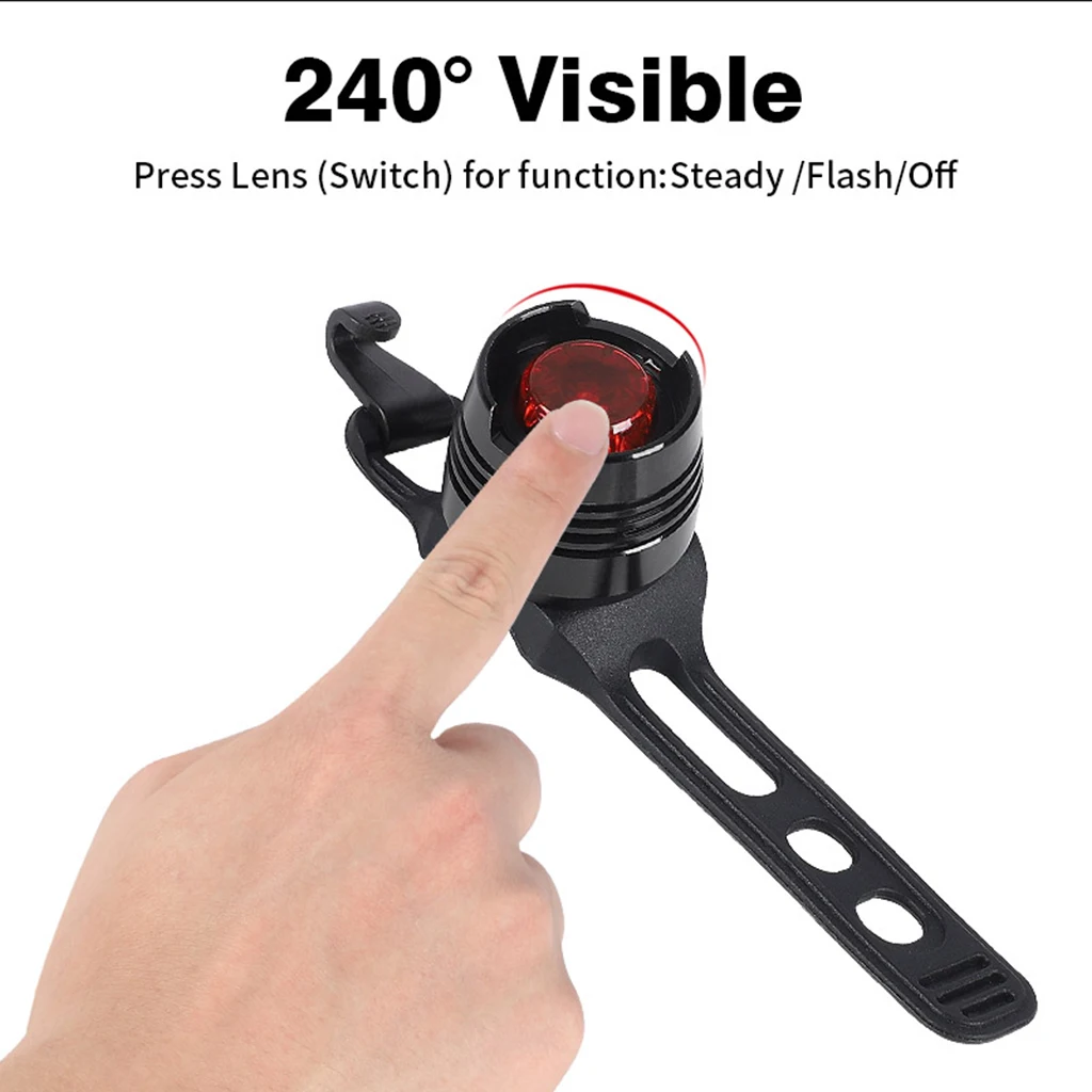 Sepeda Bersepeda Lampu Belakang Sepeda Lampu dengan 3 Mode Cahaya