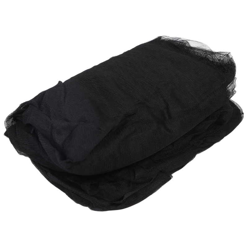 4-Corner Bed Netting Canopy Mosquito Net for Queen/King Sized 190*210*240cm (Black) | Дом и сад