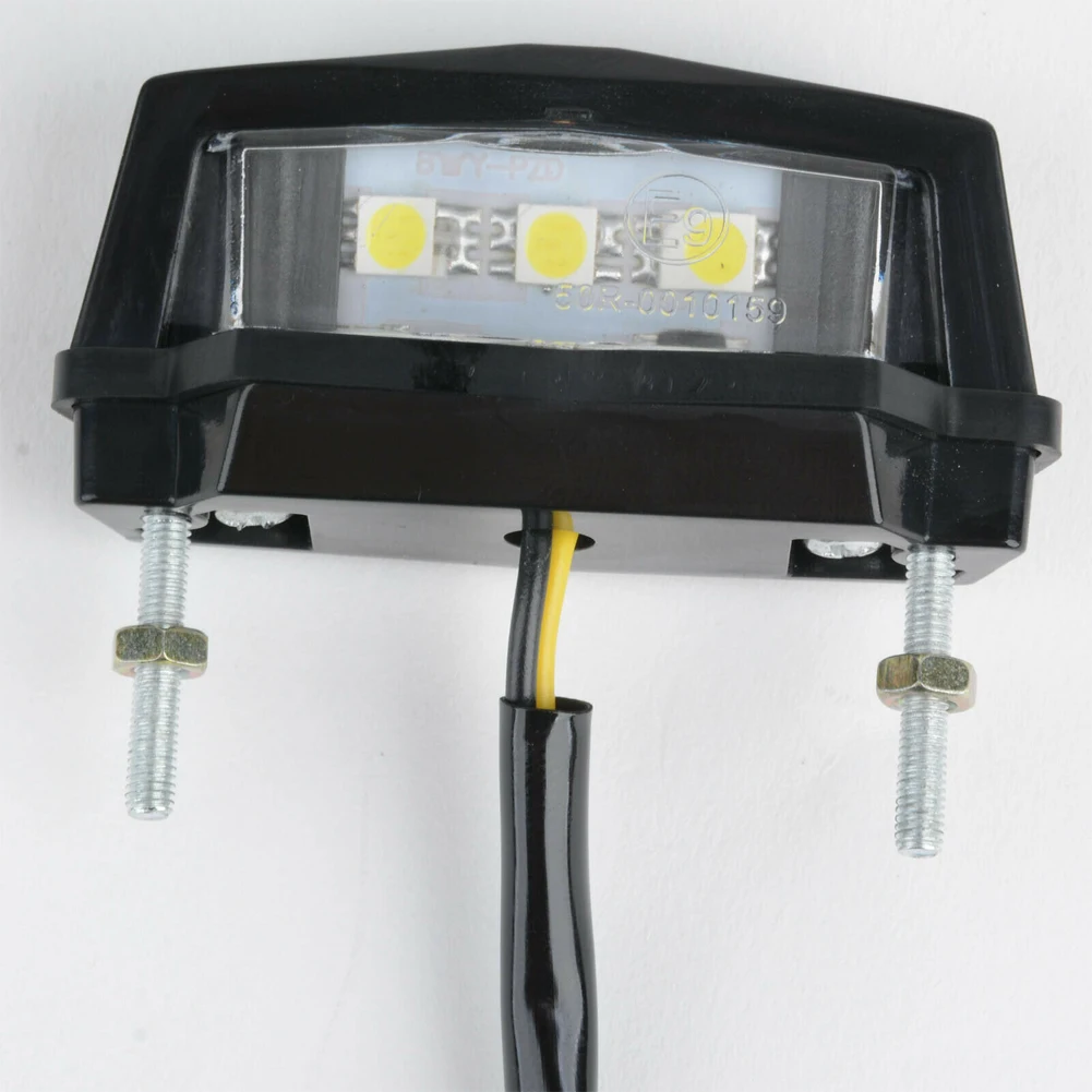3LEDs Motorcycle Taillight Universal Assembly Super Bright Lightweight Brake Styling Rear Mini Waterproof For License Plate |
