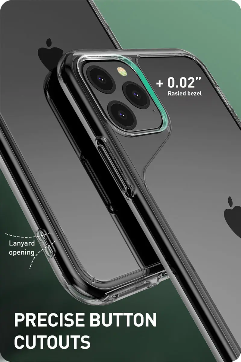 Чехол для iPhone 11 Pro Max 6,5 Дюймов( выпуск) i-Blason Halo серии устойчивый к царапинам ТПУ бампер+ прозрачная задняя крышка чехол