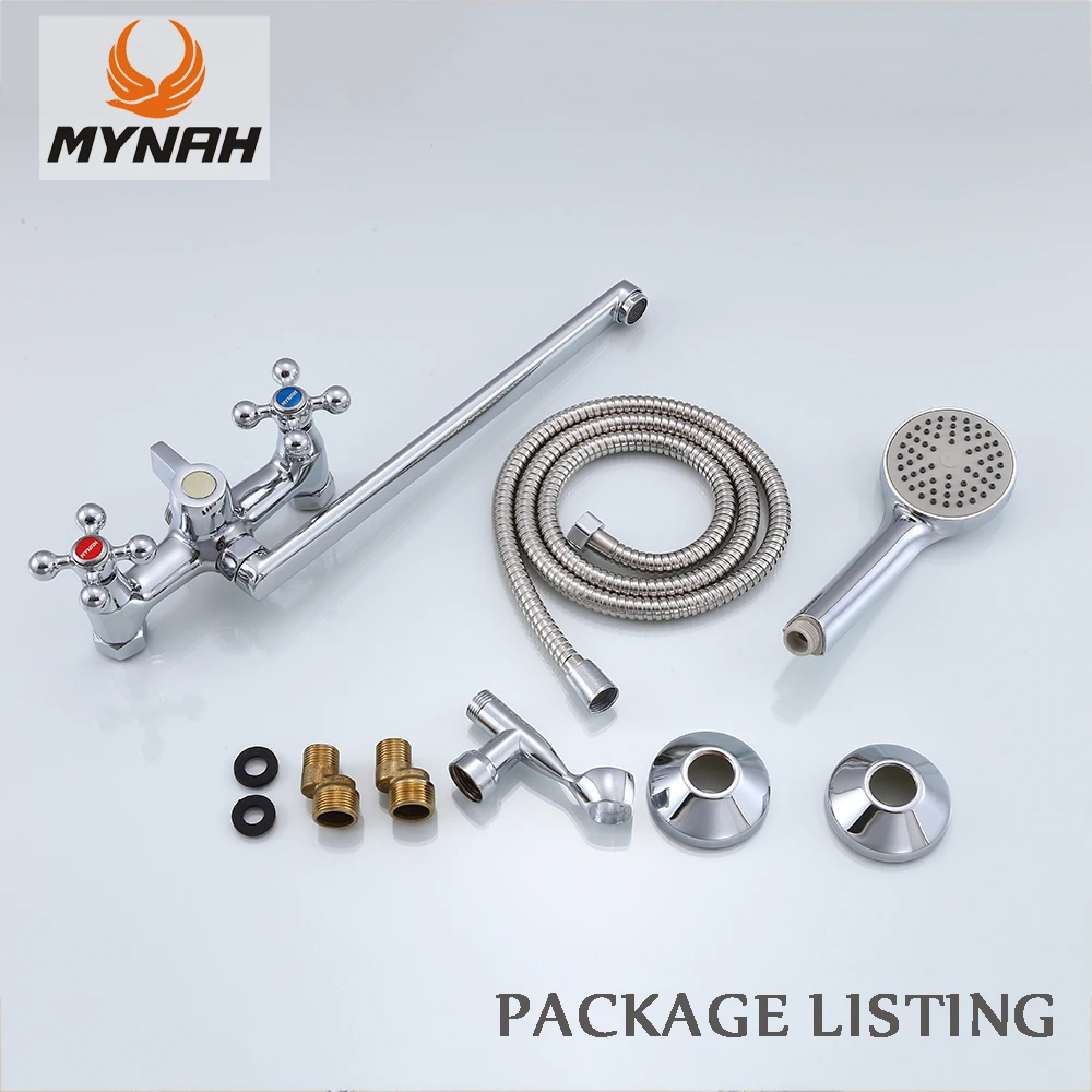 Набор смесителей для ванны myне 350 мм длинный водовыпускной кран из цинкового