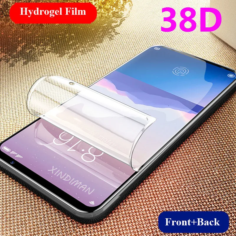 38D полная Гидрогелевая пленка для meizu 15 15plus 15lite Защита экрана 16S 16XS 16plus M6 Note M9 note pro7