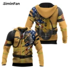 Мужская толстовка с капюшоном и 3D-принтом, в стиле Харадзюку