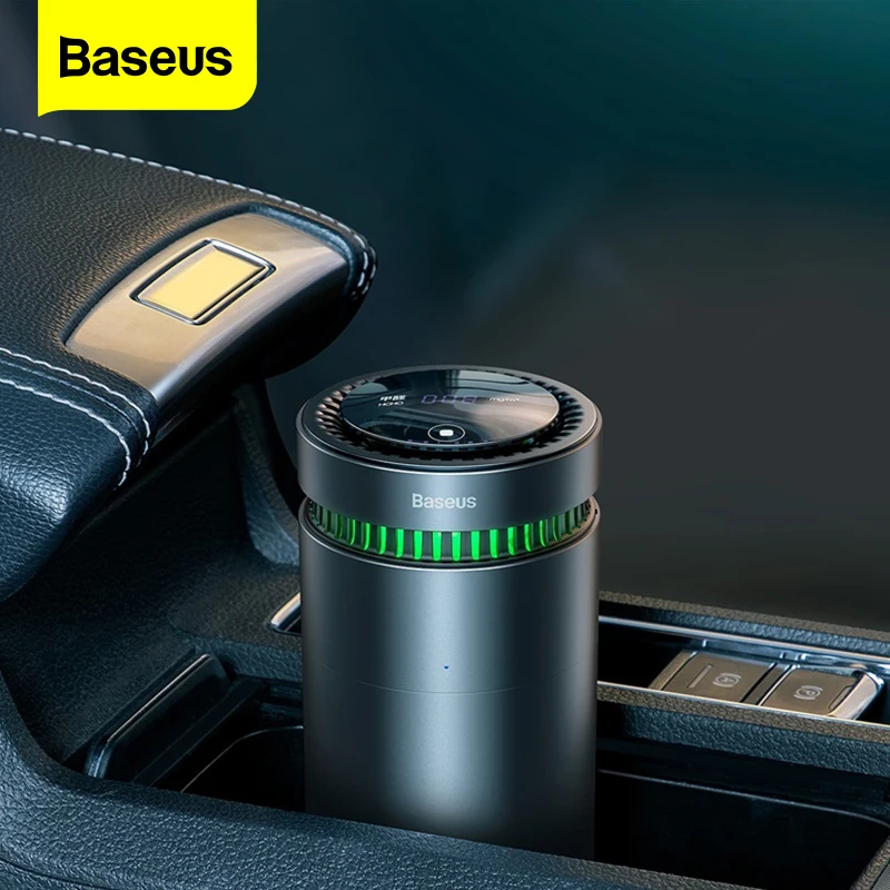 

Baseus Car Air Purifier Remove Formaldehyde For Home Car Air Freshener Cleaner With Digital Display Car Fragrance Aroma Diffuser