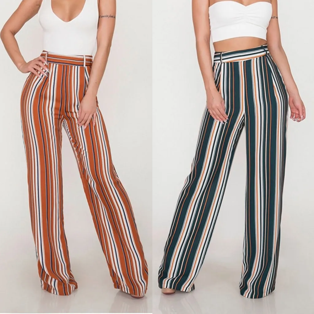 Черные плиссированные длинные брюки палаццо с поясом женские свободные